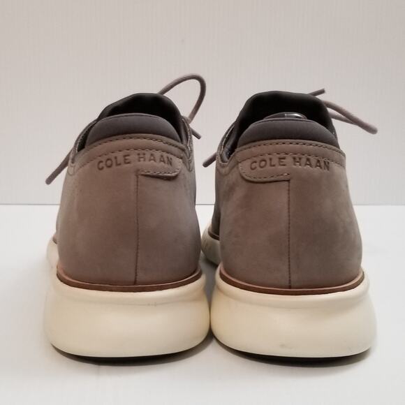 Cole Haan Men 2.ZeroGrand Lined Laser Wingtip Oxford Gray Leather Sz 8.5M C23814 main image 5